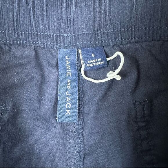 Janie and Jack boys size 6 navy cord joggers - Picture 4 of 4